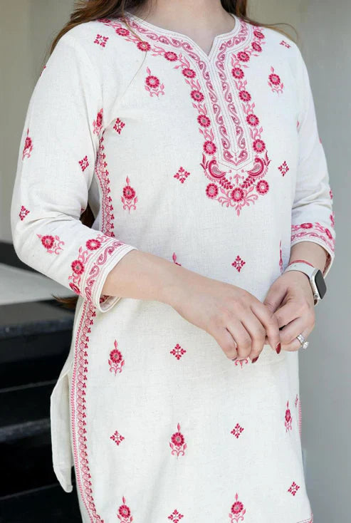 Gathering Flattering Pure cotton hand embroidery