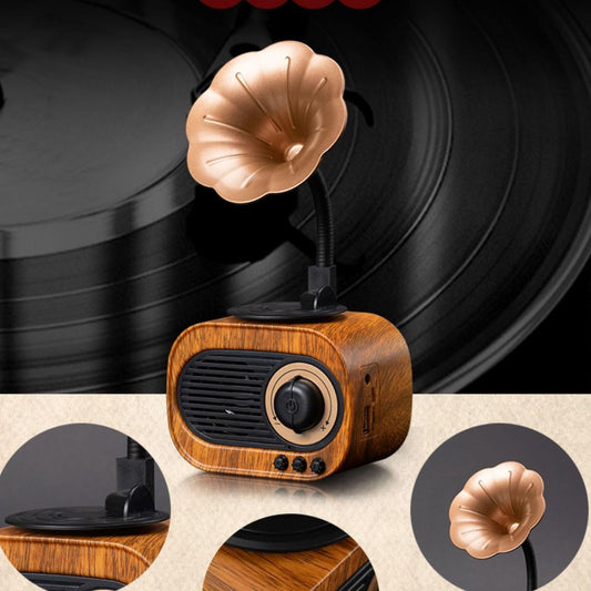 🎵 Vintage Gramophone Bluetooth Speaker 🎶